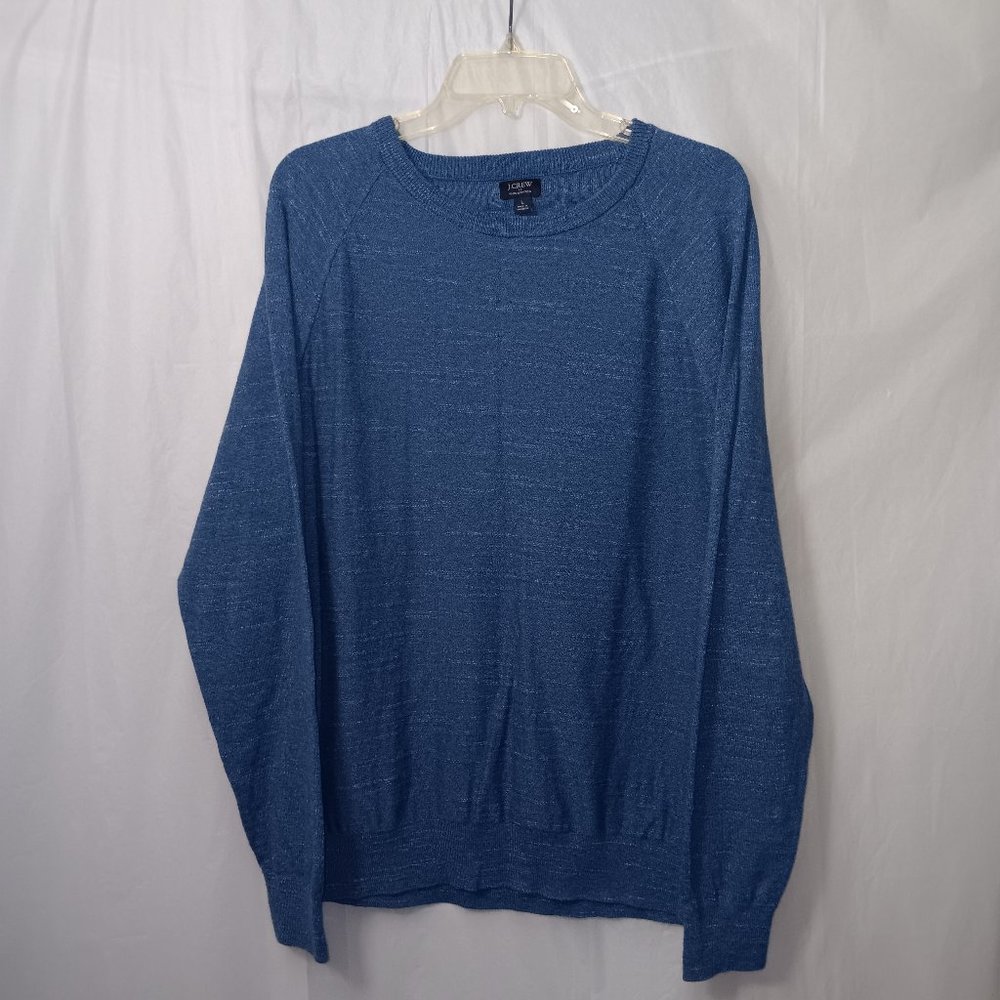 J.CREW  COTTON PULLOVER LONG-SLLEEVE  SWEATER/ TOP